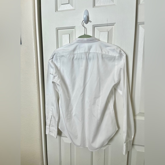 Women’s Ralph Lauren white button down polo shirt on its vintage original logo - Picture 6 of 6